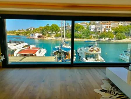 Double Double Apartment With Zero Sea View In Cesme Dalyan