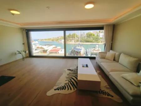 Double Double Apartment With Zero Sea View In Cesme Dalyan