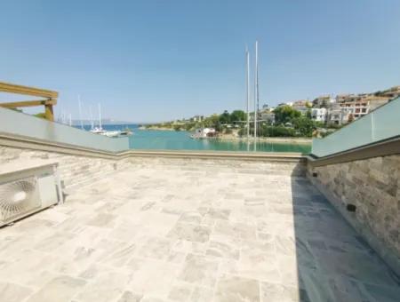 Double Double Apartment With Zero Sea View In Cesme Dalyan